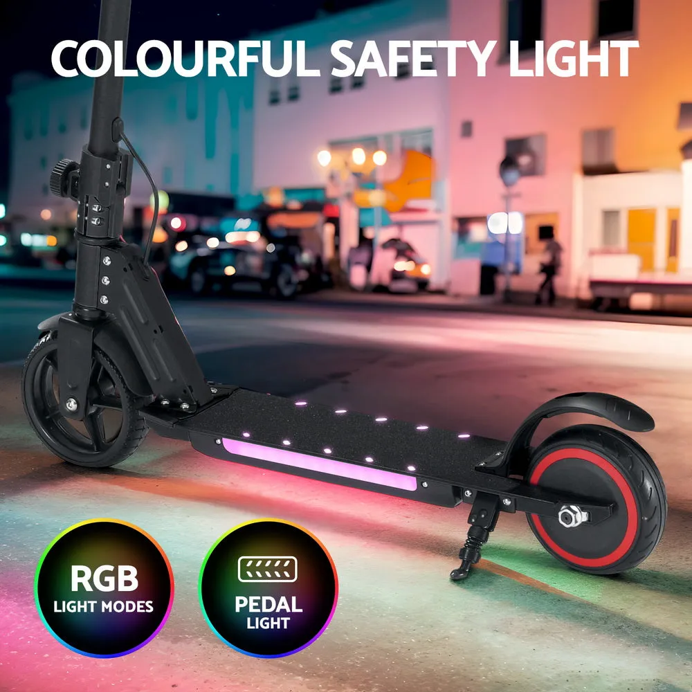 130W Electric Folding Scooter, 16KM/H, LED, Portable, Black