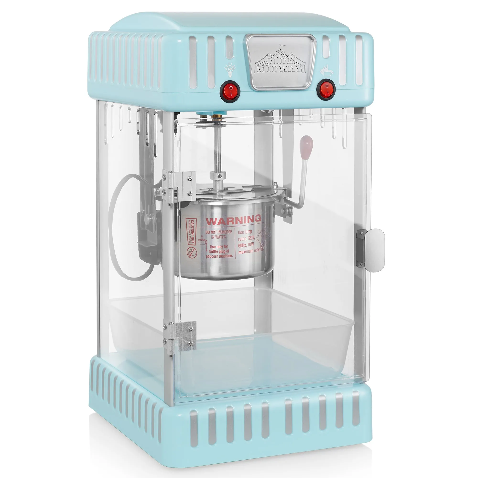 2.5 oz. Retro-Style Popcorn Machine, Blue