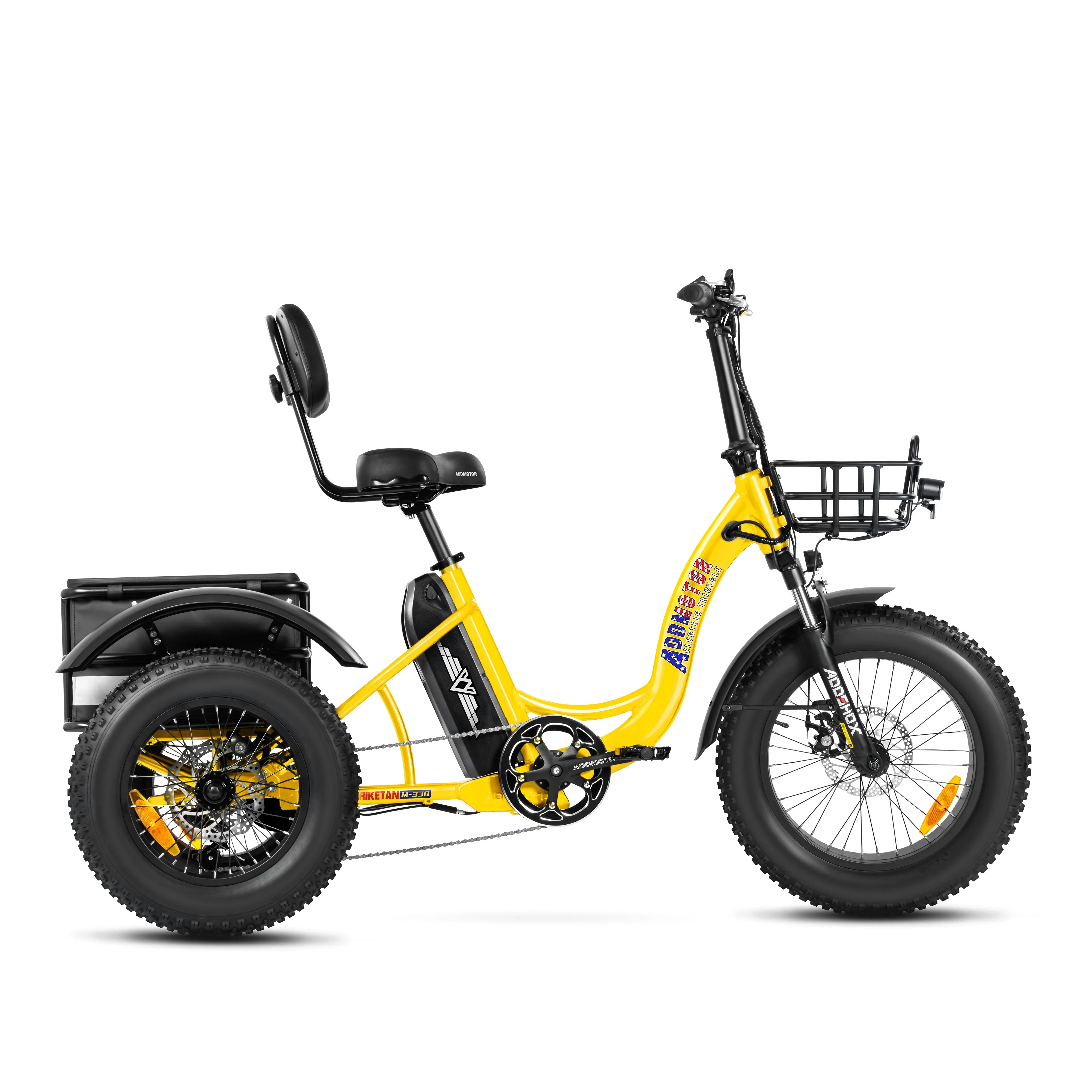 Addmotor 750W 48V Triketan II M-330 Mini Trike Fat Tire Step-Thru Electric Bike