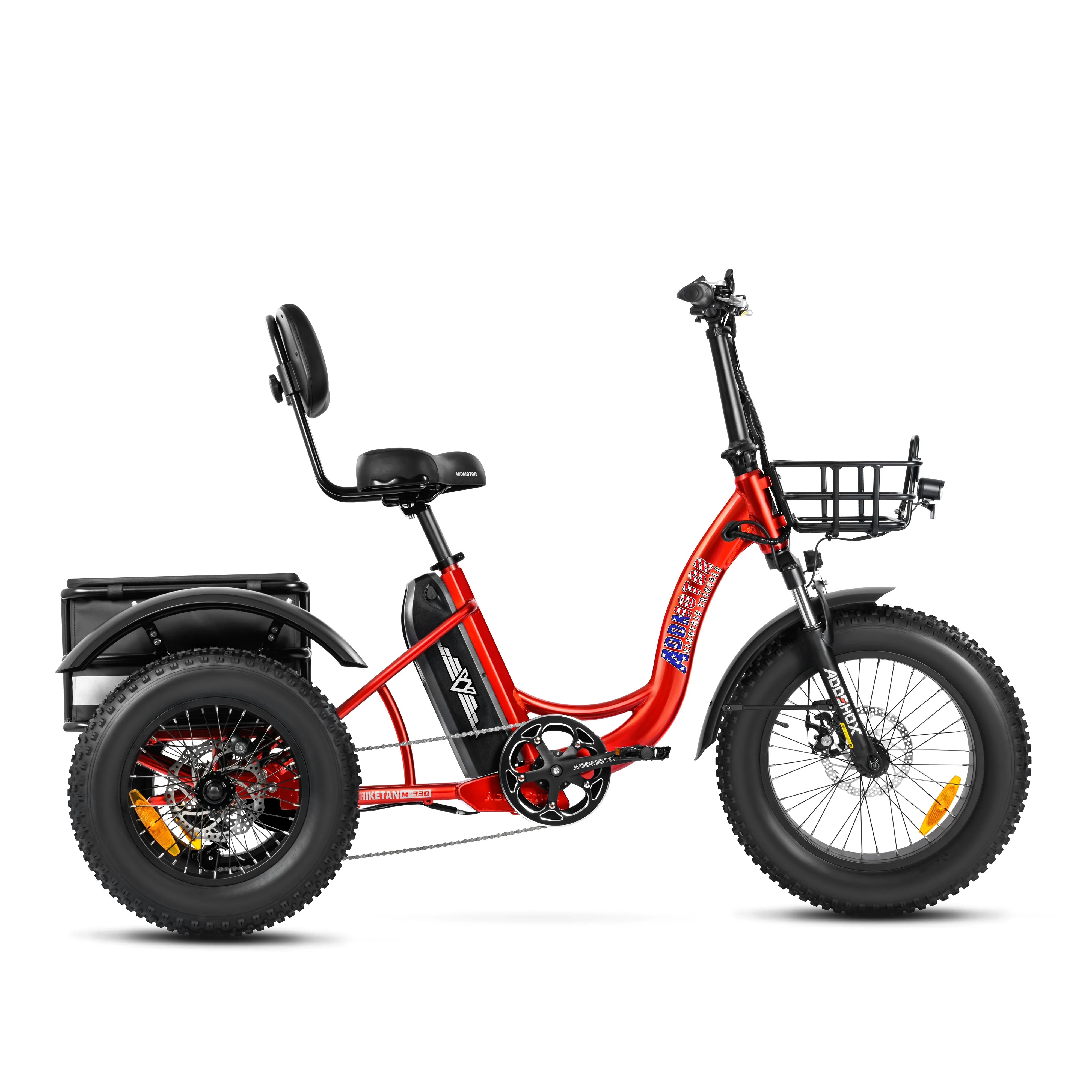 Addmotor 750W 48V Triketan II M-330 Mini Trike Fat Tire Step-Thru Electric Bike