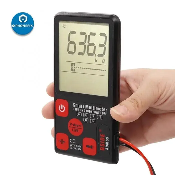 ADMS9 Portable Multimeter AC DC Voltage Meter Tester LCD Digital