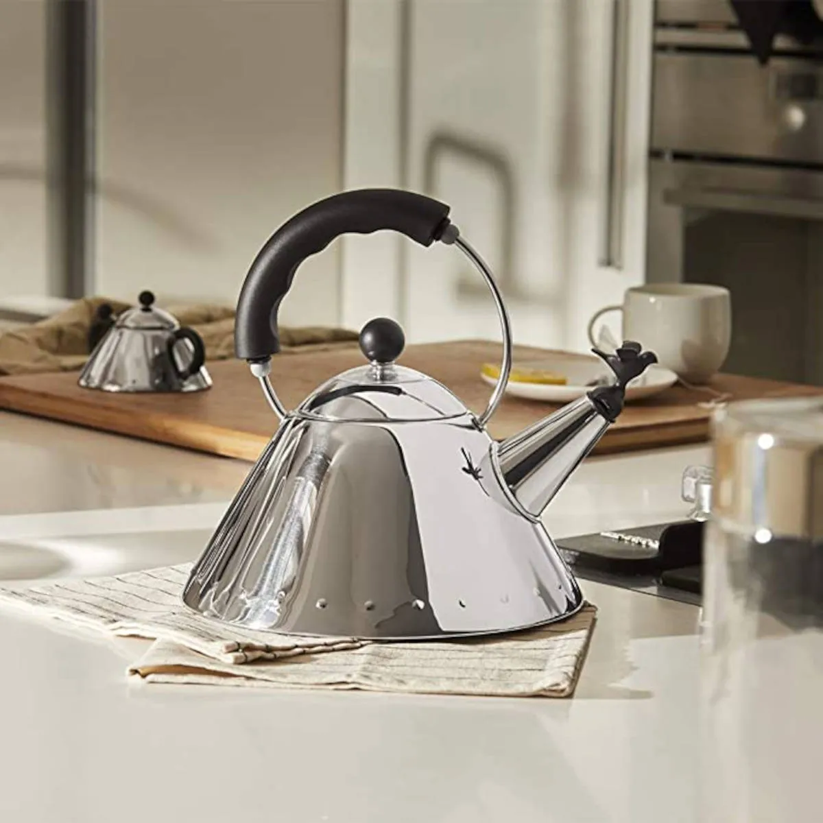 Alessi Graves Kettle Black