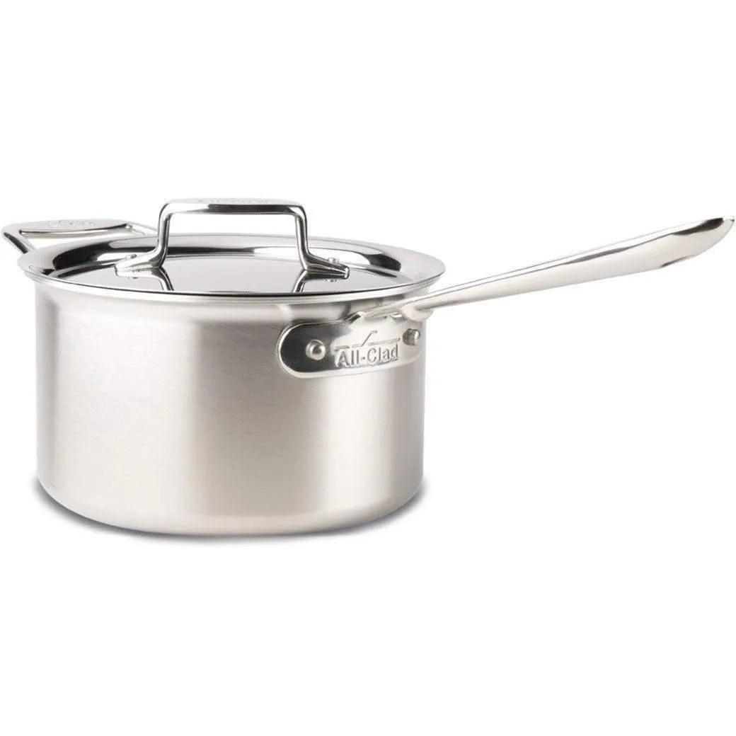 All-Clad d5 Brushed Stainless Sauce Pan with Lid