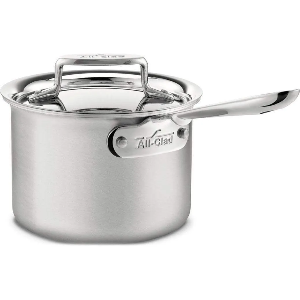 All-Clad d5 Brushed Stainless Sauce Pan with Lid