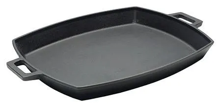 Bayou Classic Cast Iron Shallow Pan and Press Set