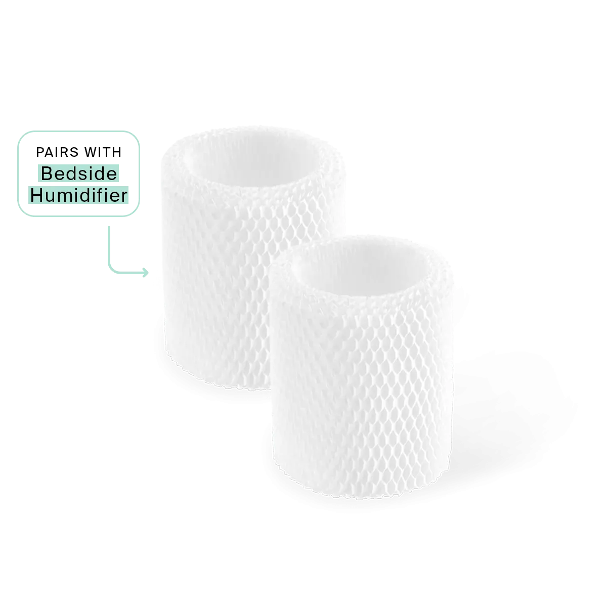 Bedside Humidifier Filter 2-Pack