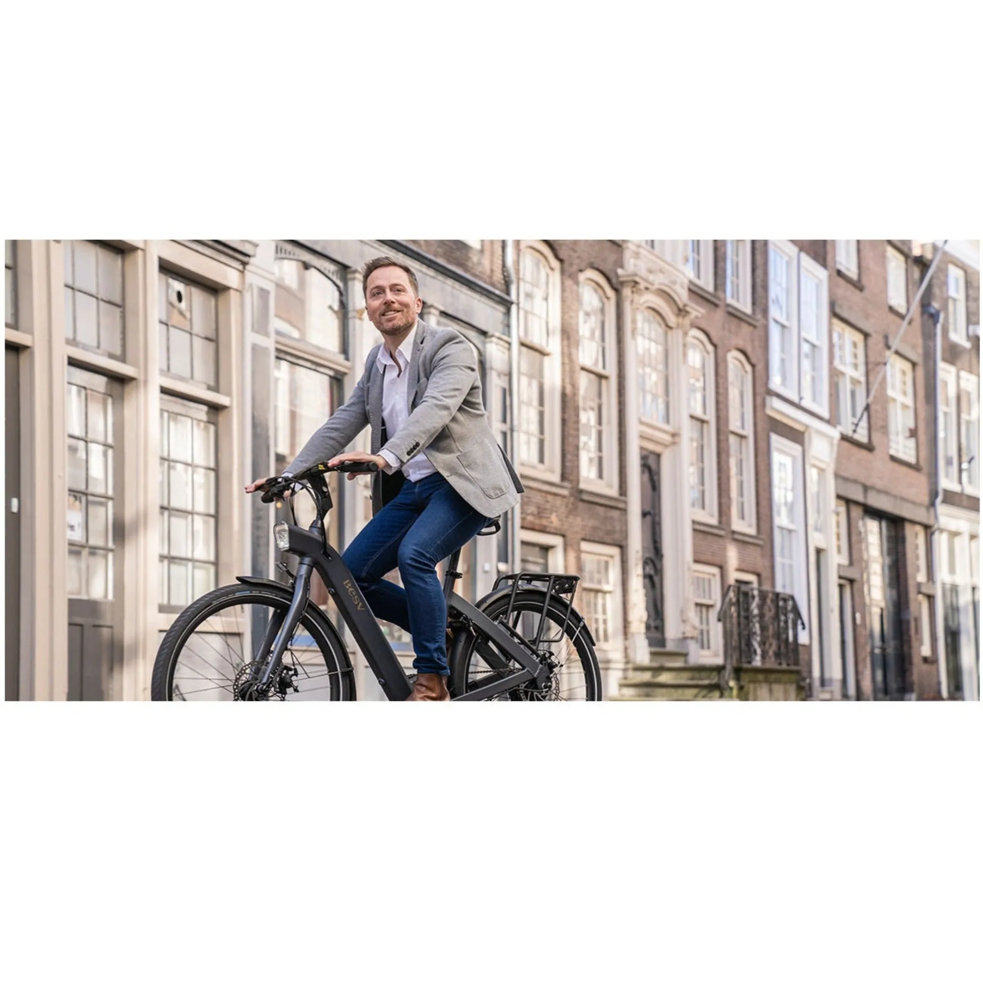 Besv 250W CF1 LINO Electric Bike - Grey