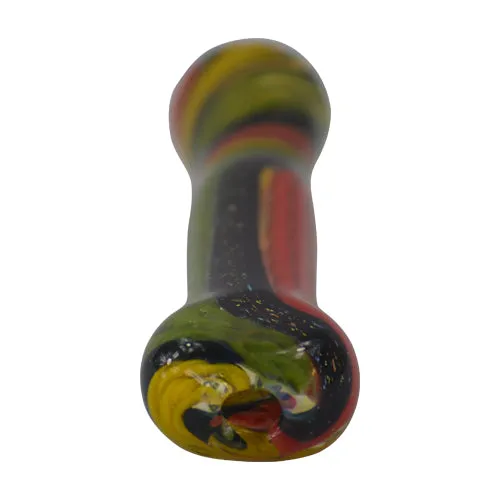 Black Sparkle Chillum Pipe