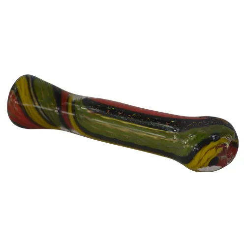 Black Sparkle Chillum Pipe