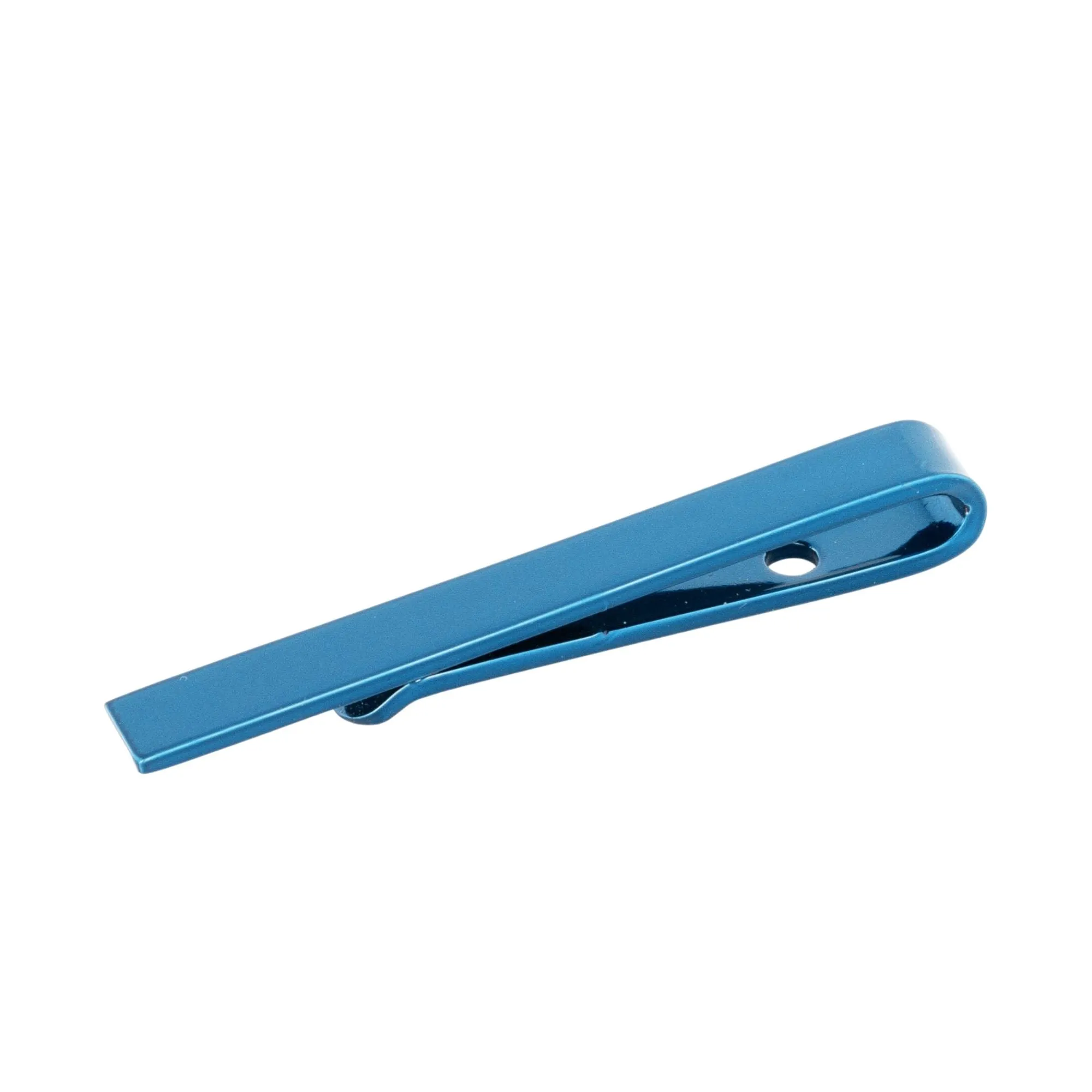 Blue Metallic Small Tie Bar