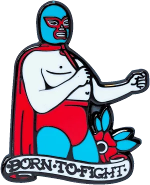 Born to Fight Pin