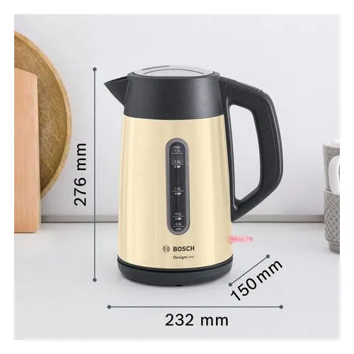 Bosch TWK4P437GB Traditional Kettle Cream