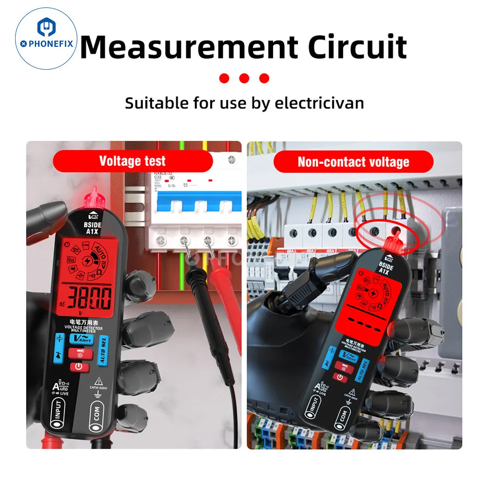 BSIDE A1X Smart Burn-proof Repairable Charging Multimeter