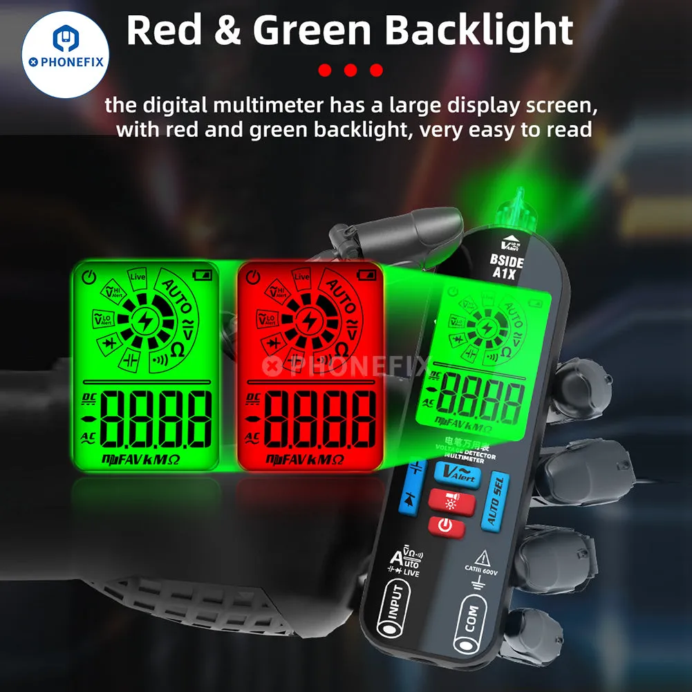 BSIDE A1X Smart Burn-proof Repairable Charging Multimeter