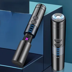 Built-in Lighter Windproof Rechargeable Beard Trimmer