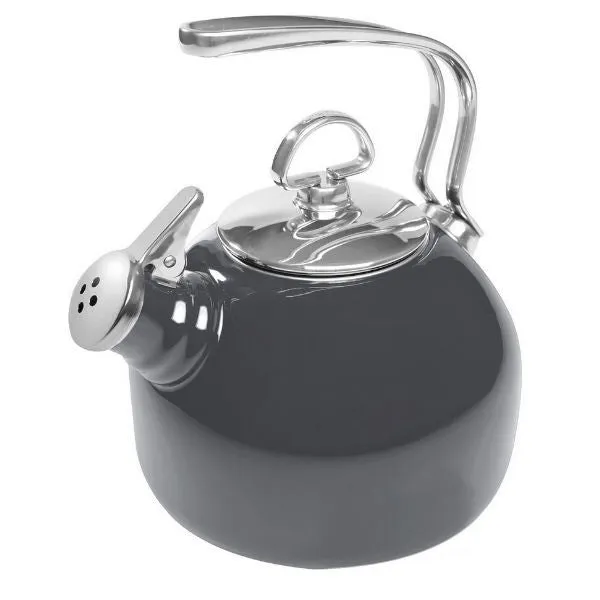 Chantal Classic Onyx Black Teakettle - 1.8 QT