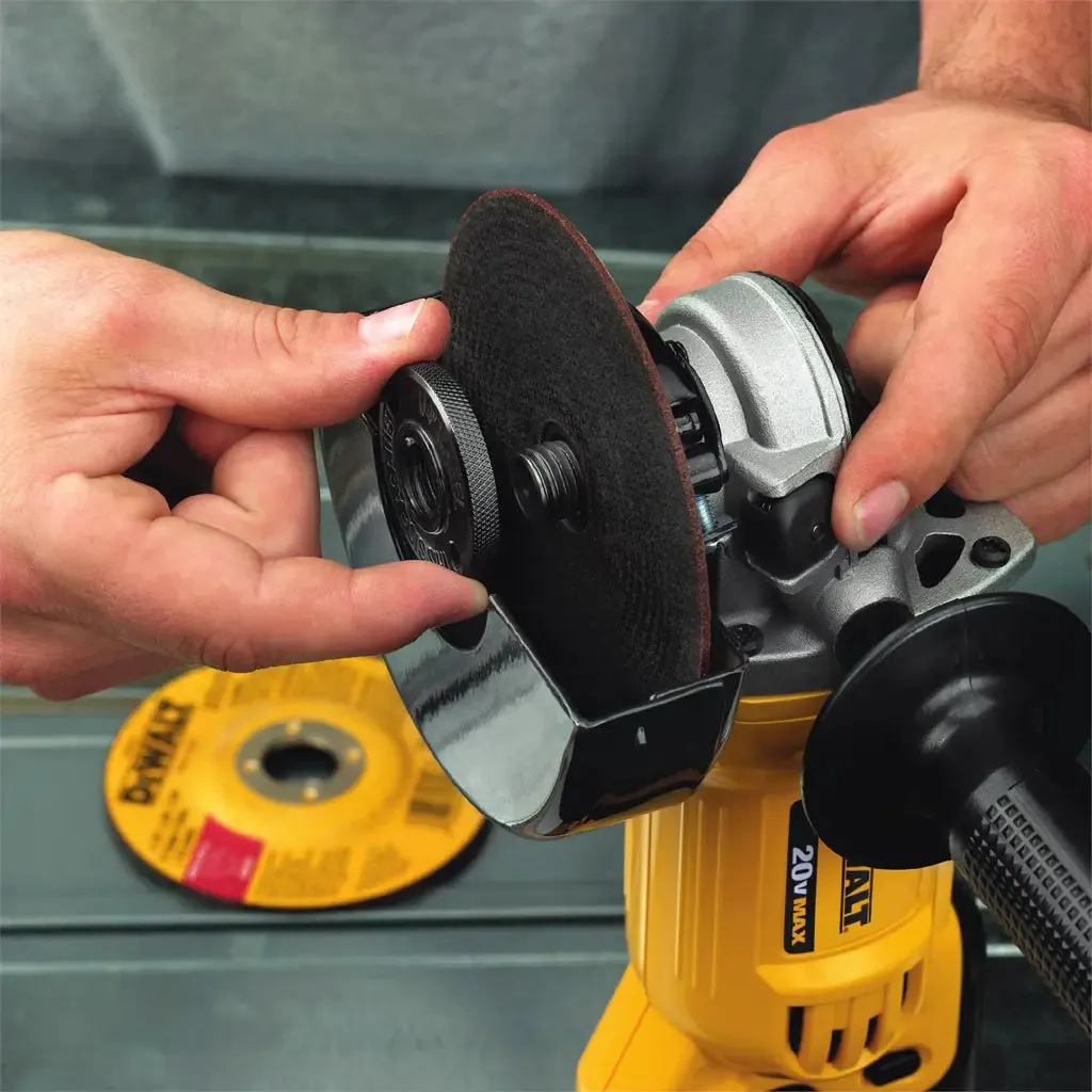 DeWalt 20V MAX* 4-1/2" x 5" Angle Grinder, (Tool Only)