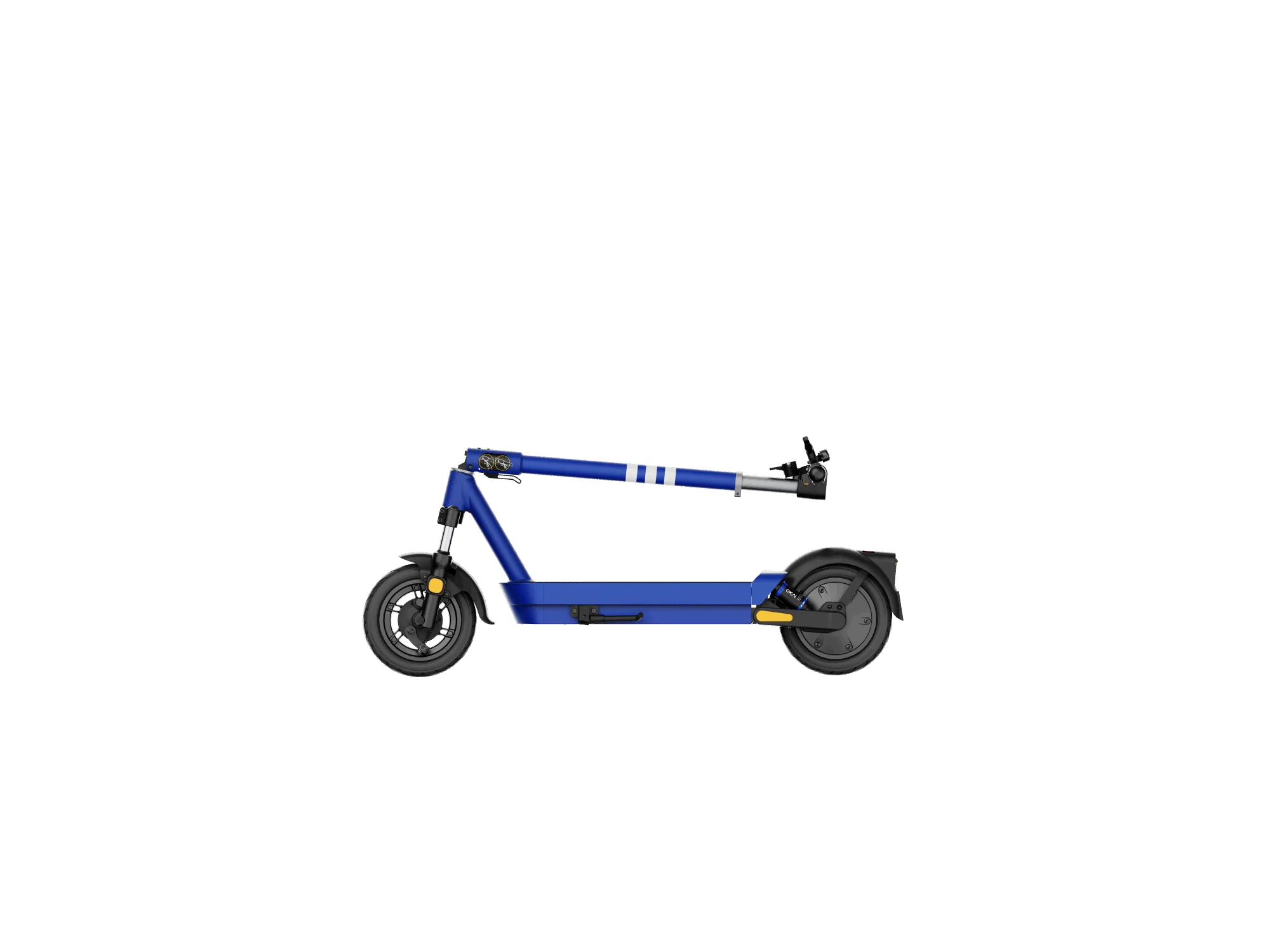 Dual-Suspension Electric Scooter w/ 43.5 Miles Max Operating Range & 24 mph Max Speed - Blue