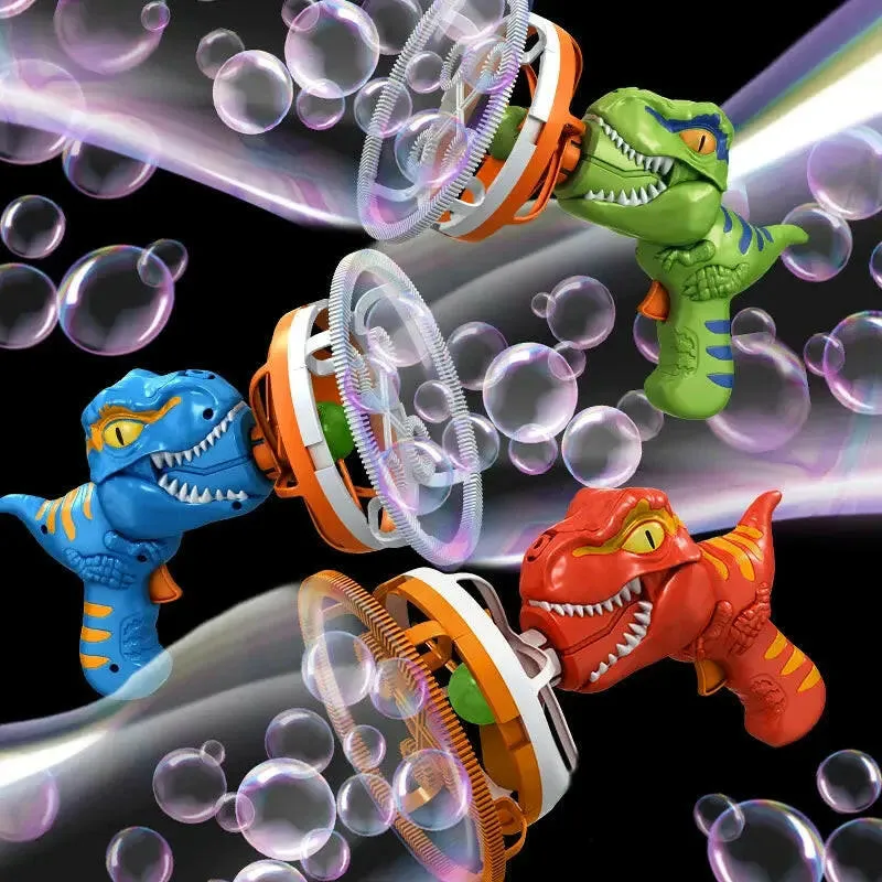 Electric Dinosaur Bubble Blower Machine