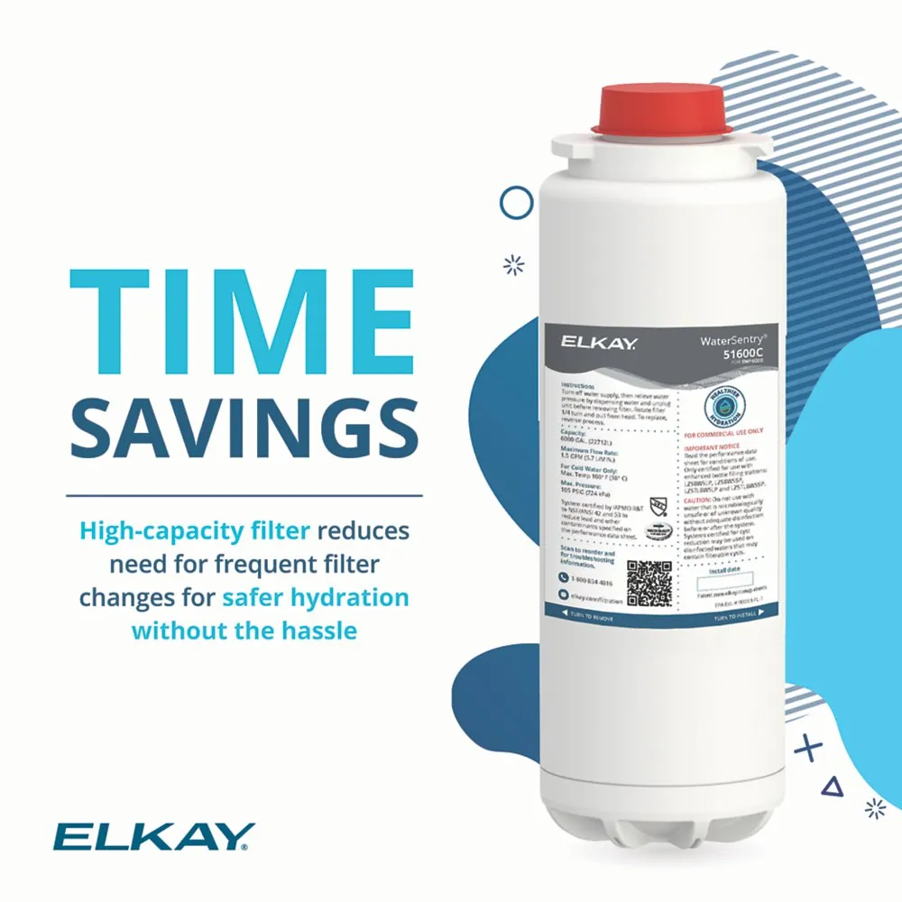 Elkay 51600C | WaterSentry High Capacity Replacement Filter