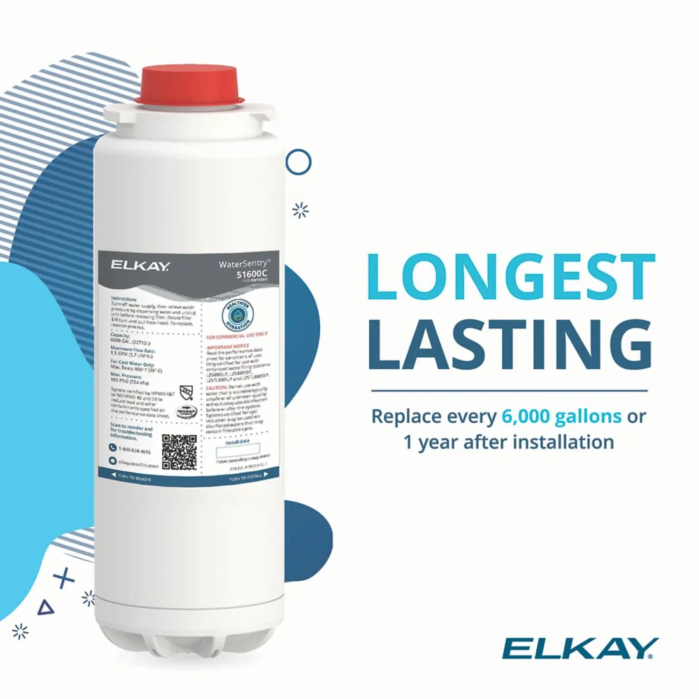 Elkay 51600C | WaterSentry High Capacity Replacement Filter