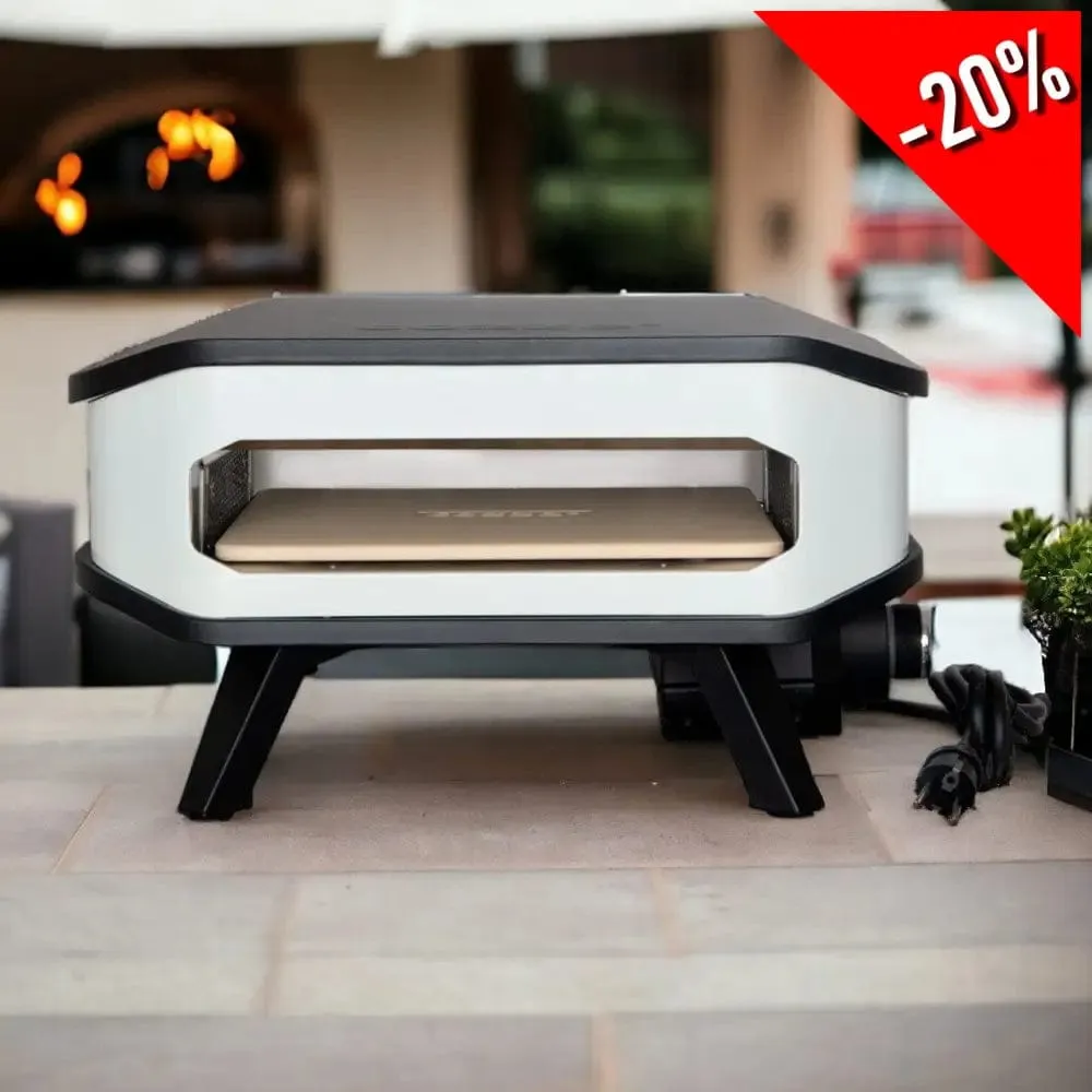 Ex Display Cozze | 13″ Electric Pizza Oven with Pizza Stone and Door