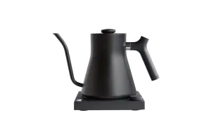 Fellow Stagg Electric Coffee Pouring Kettle with .09L Capacity Temperature Hold Display and Designed to Restrict Flow Rate for Effortless Pouring