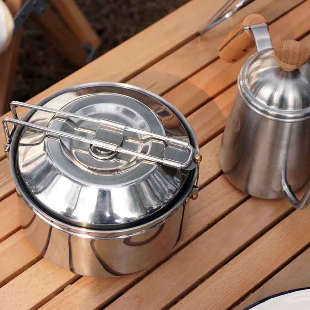 FIREMAPLE Antarcti stainless steel kettle & pot set