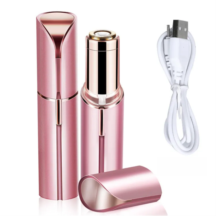 GESS Electric Painless Facial hair Remover Epilator lipstick shaver Pen Hair Removal USB