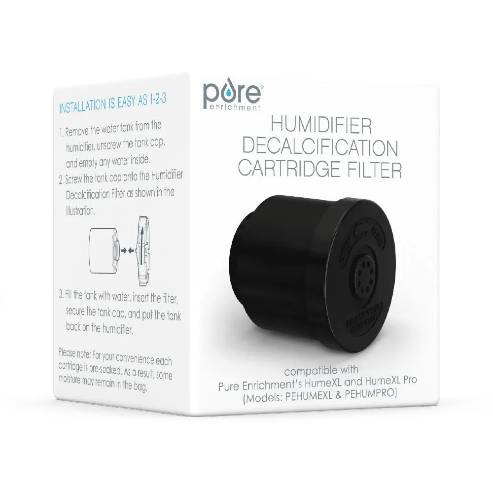 HUME™ XL & Pro Ultrasonic Cool Mist (PEHUMEXL & PEHUMPRO) - Humidifier Decalcification Cartridge Filter