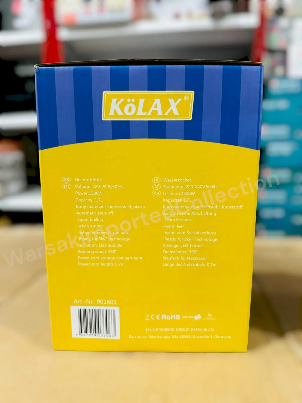 KoLAX Germany Electric Kettle