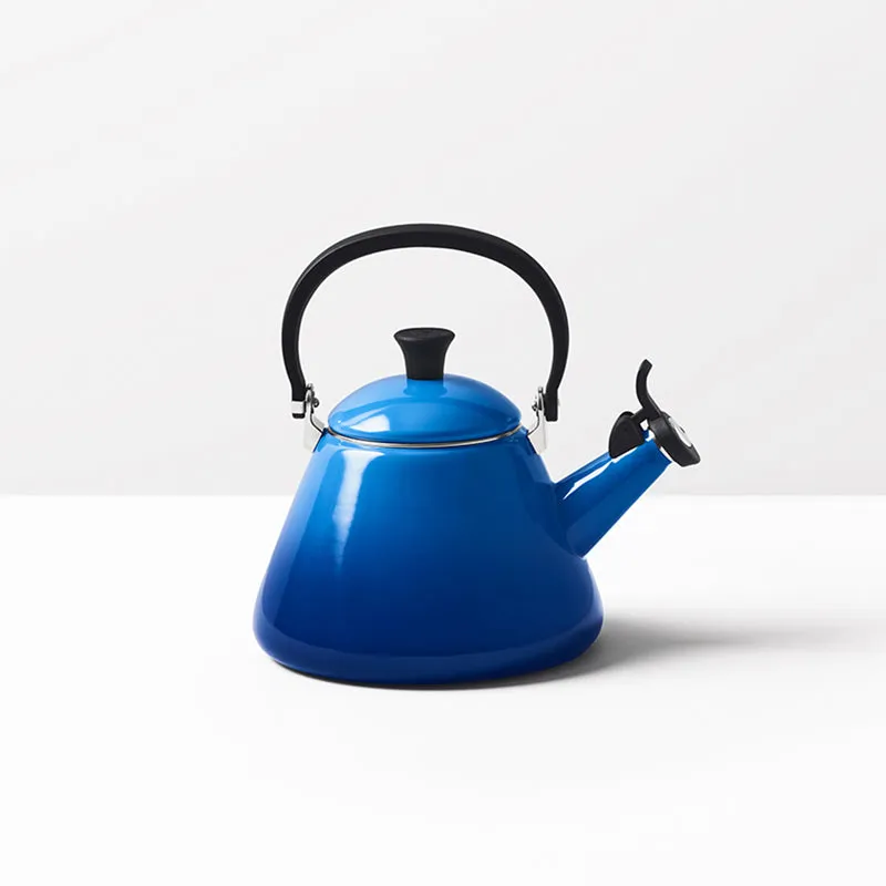 Le Creuset Kone Kettle with Fixed Whistle 1.6 litre Azure