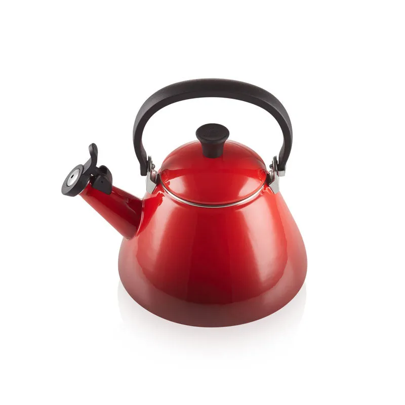 Le Creuset Kone Kettle with Fixed Whistle 1.6 litre Cerise