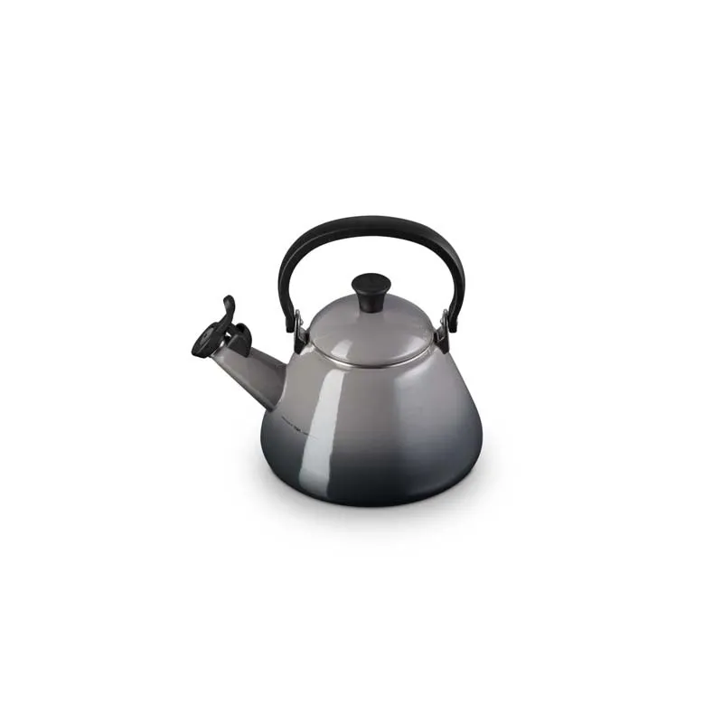 Le Creuset Kone Kettle with Fixed Whistle 1.6 litre Flint