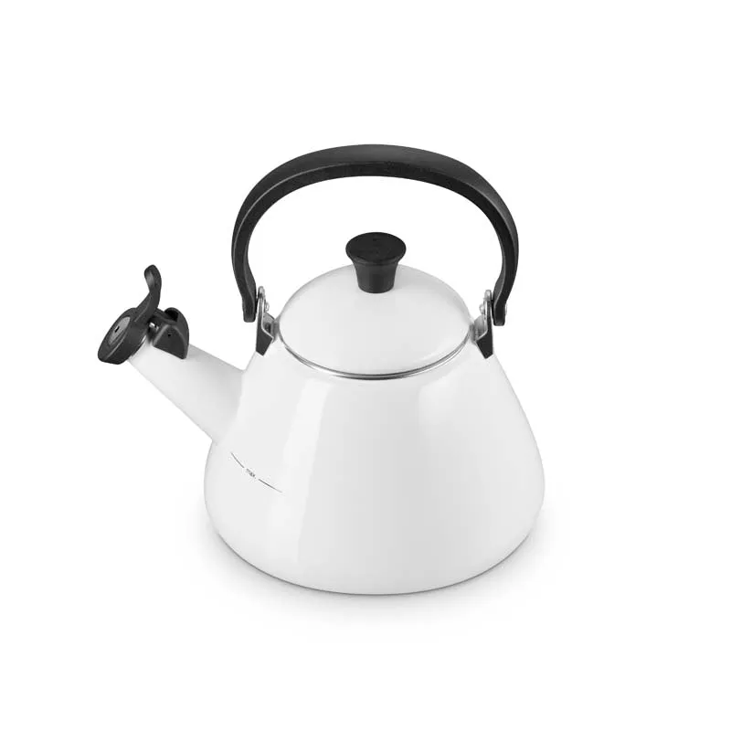 Le Creuset Kone Kettle with Fixed Whistle 1.6 litre White