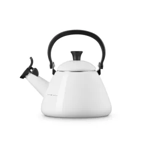 Le Creuset Kone Kettle with Fixed Whistle 1.6 litre White