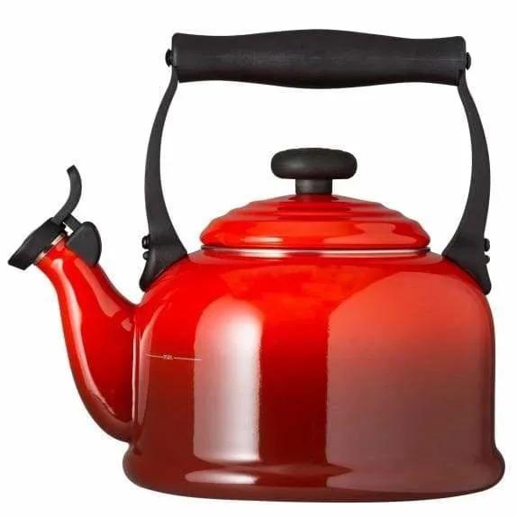 Le Creuset Traditional Kettle with Fixed Whistle 2.1L Cerise