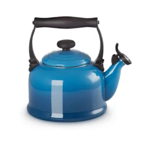 Le Creuset Traditional Kettle with Fixed Whistle 2.1L Marseille Blue