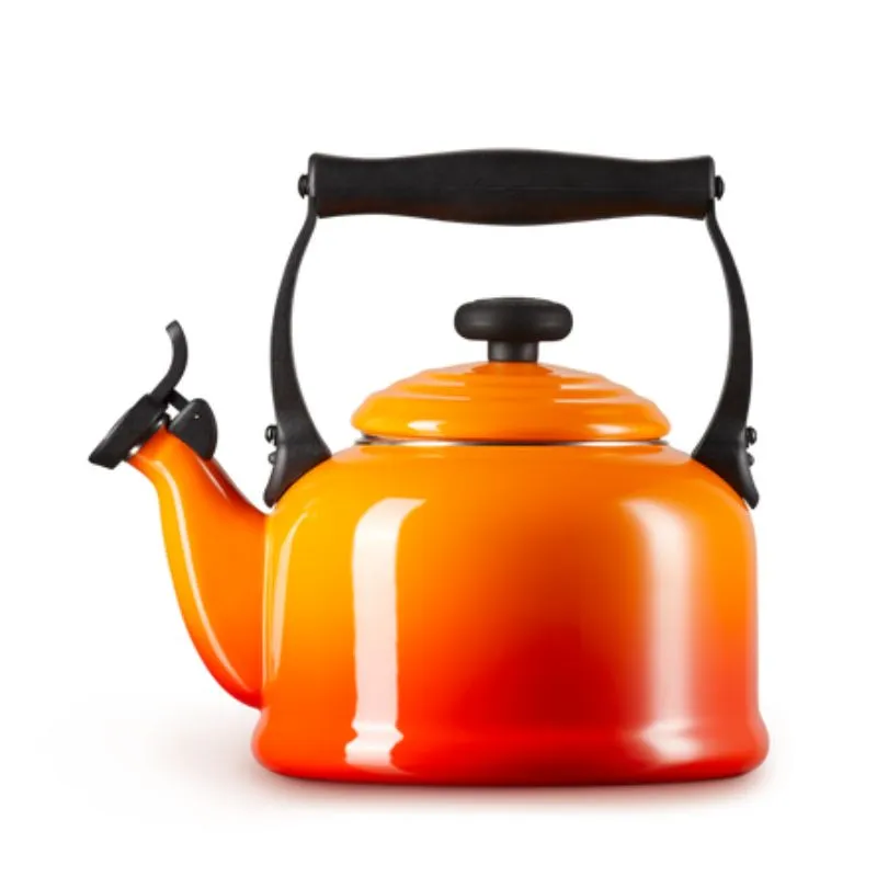 Le Creuset Traditional Kettle with Fixed Whistle 2.1L Volcanic