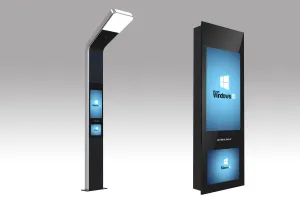 MELa 3215 LED Street Light Digital Signage Totem