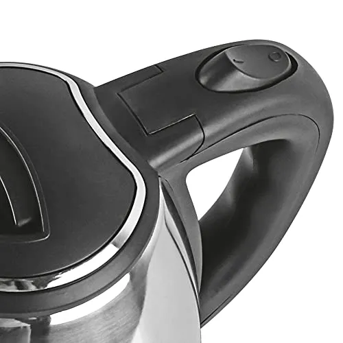 Milton Insta Electric 1200 Stainless Steel Kettle, 1.2 Litres, Silver