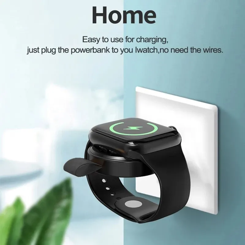 Mini Magnetic Wireless Charger Dock For Apple Watch series 8/7/6/5/4/SE/3/2 Portable Wireless Charging Cable Charger For iwatch