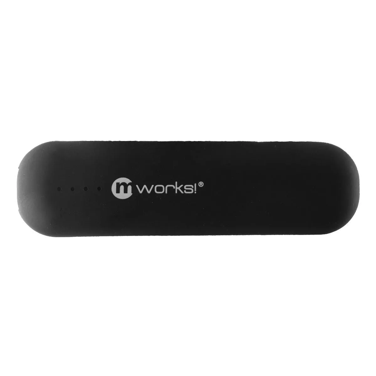 mWorks! mPOWER! 2,600mAh Portable USB Power Bank - Matte Black