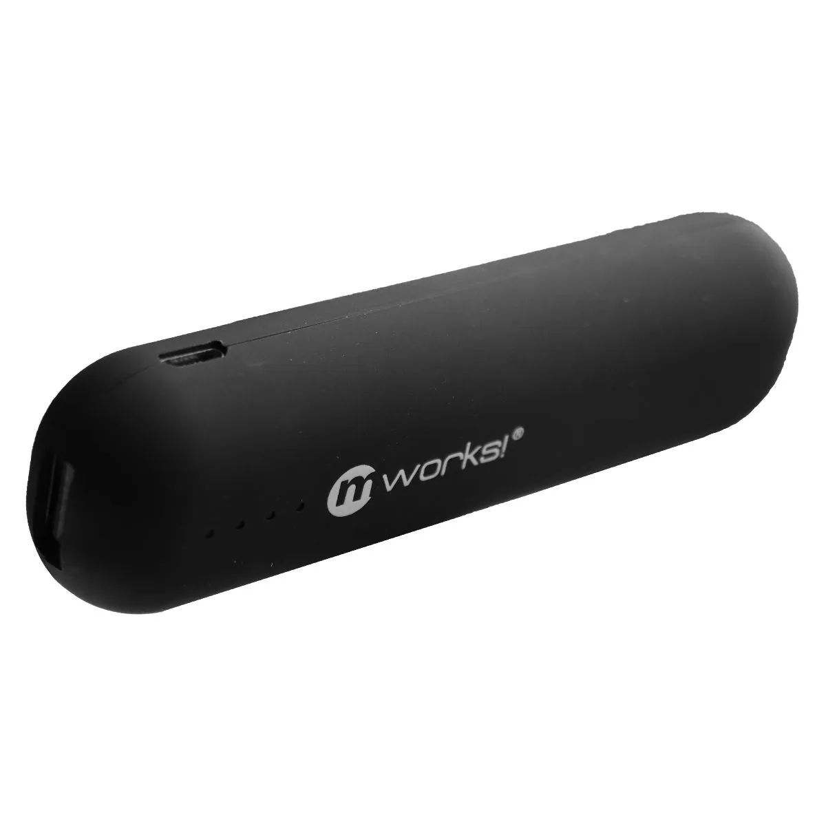 mWorks! mPOWER! 2,600mAh Portable USB Power Bank - Matte Black