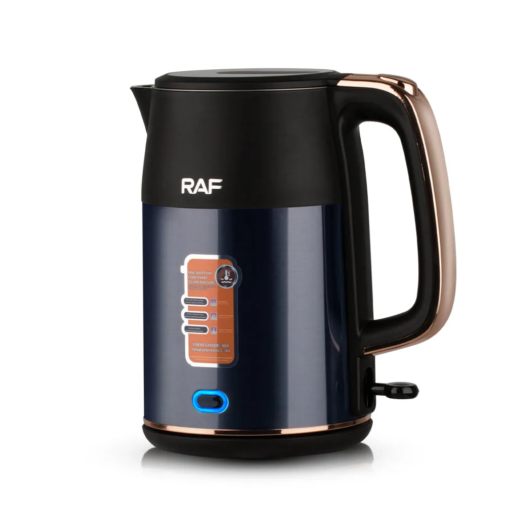 RAF Electric Kettle | 2L Capacity | 1800W | High Quality Stainless Steel