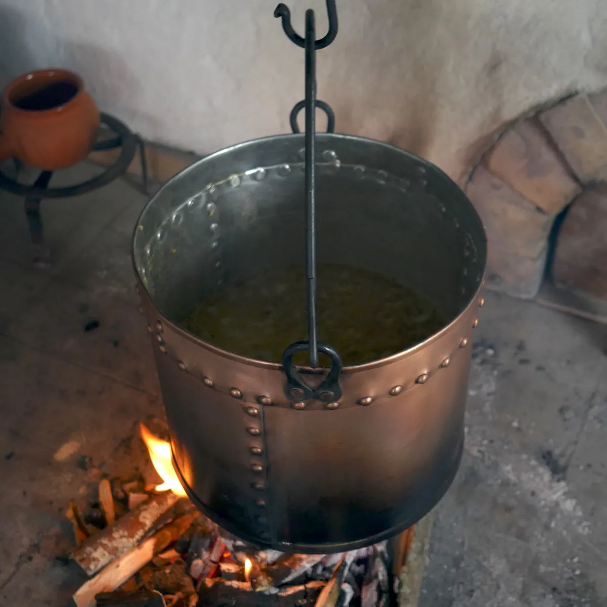 Riveted Copper Kettle