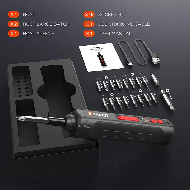 Saker Electric Screwdriver Kit