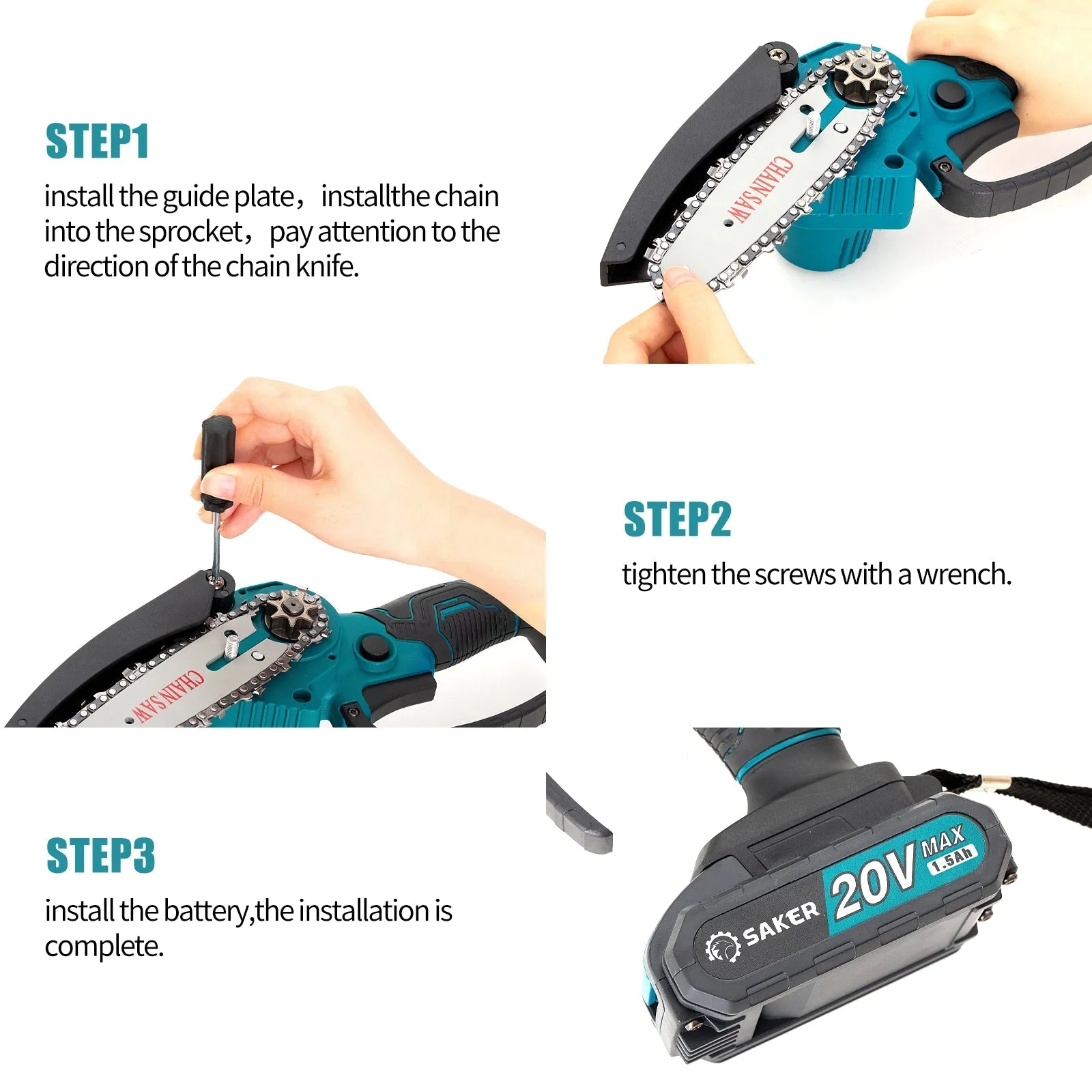 Saker Mini Chainsaw