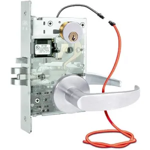 SDC Z7652LQRE Motorized ELR Controlled Mortise Lock, Locked Outside Only, Failsecure, LH, 626, REX, Eclipse Rose