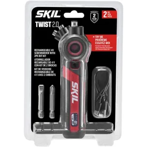 SKIL SD5619-01 Rechargeable Screwdriver w/ 2 Bits